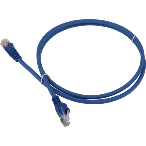 Патч-корд Lanmaster LAN-PC45/U6-0.5-BL, 0.5м