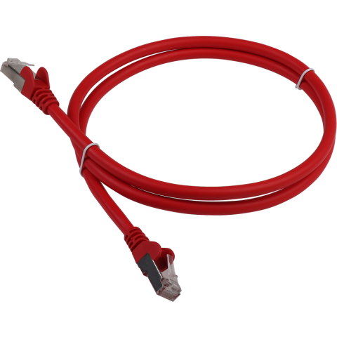 Патч-корд Lanmaster LAN-PC45/S6-2.0-RD, 2м