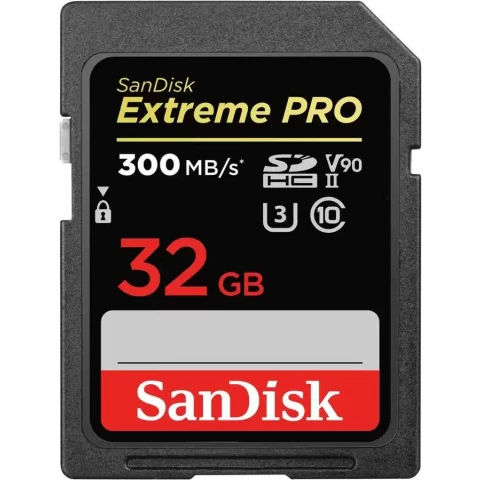 Карта памяти 32Gb SD SanDisk Extreme Pro (SDSDXDK-032G-GN4IN)