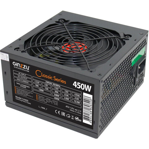 Блок питания 450W Ginzzu CA450 OEM