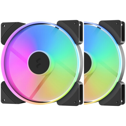Вентилятор для корпуса Fractal Design Prisma AL-18 ARGB 2-pack (FD-FAN-PRI-AL18-PWM-2P)