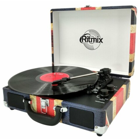 Виниловый проигрыватель Ritmix LP-120B UK Flag