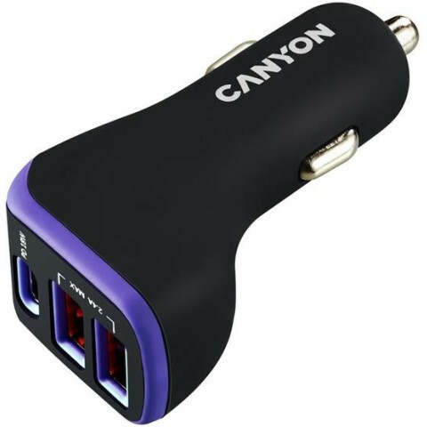 Автомобильное зарядное устройство Canyon CNE-CCA08PU