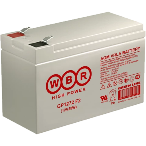 Аккумуляторная батарея WBR GP1272(28W)