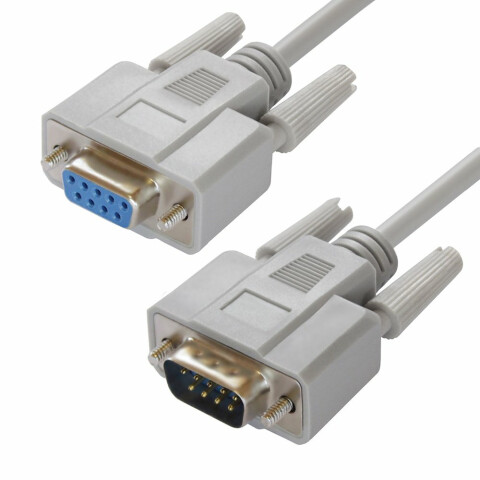 Кабель удлинительный COM (M) - COM (F), 0.5м, Greenconnect GCR-DB9CM2F-0.5m