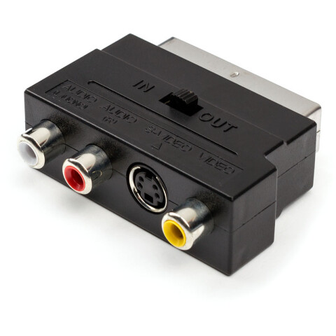 Переходник SCART - 3xRCA+SVHS, ATCOM AT1010