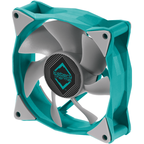 Вентилятор для корпуса Iceberg Thermal IceGALE Xtra 80mm Teal