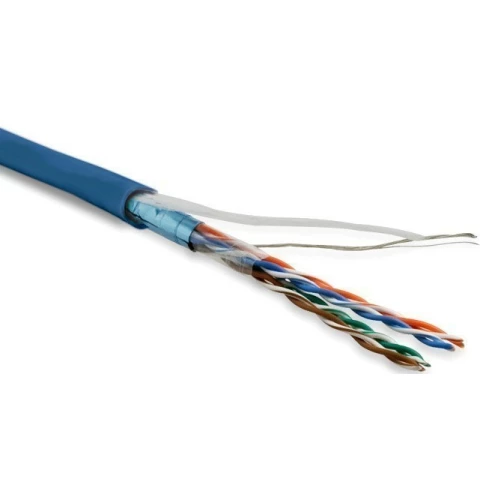 Бухта Hyperline FUTP4-C5E-P26-IN-LSZH-BL-100, 100м