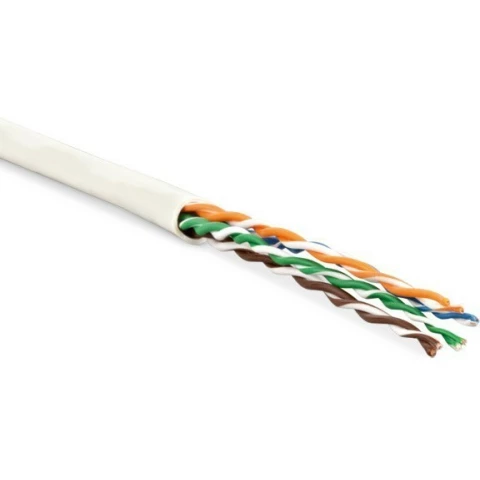 Бухта Hyperline UUTP4-C5E-P24-IN-LSZH-WH-100, 100м