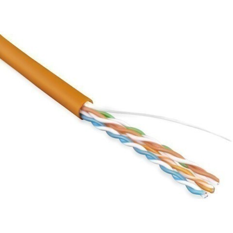 Бухта Hyperline UUTP4-C5E-S24-IN-LSZH-OR-100, 100м