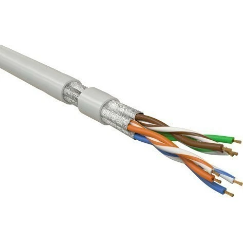 Бухта Hyperline UFTP4-C6-P26-IN-LSZH-GY-100, 100м