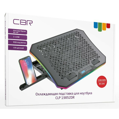 Охлаждающая подставка для ноутбука CBR CLP19852DR