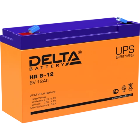 Аккумуляторная батарея Delta HR6-12