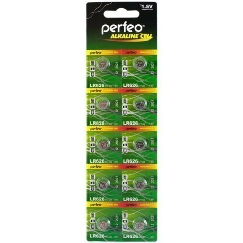 Батарейка Perfeo LR626/10BL (10 шт)