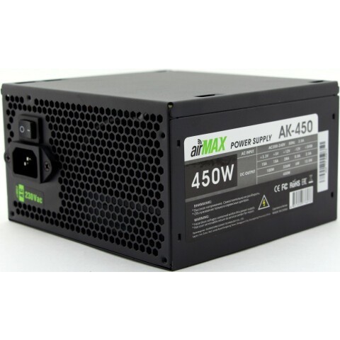 Блок питания 450W PowerCool AK-450W AirMax