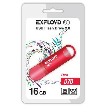 USB Flash накопитель 16Gb Exployd 570 Red