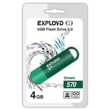 USB Flash накопитель 4Gb Exployd 570 Green