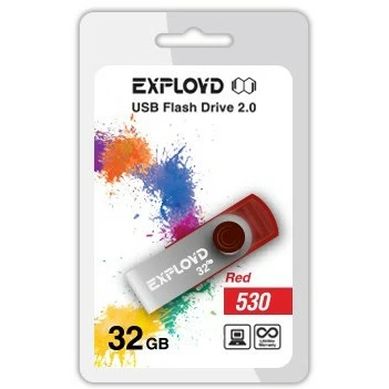USB Flash накопитель 32Gb Exployd 530 Red