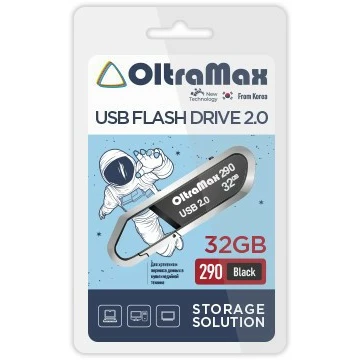 USB Flash накопитель 32Gb OltraMax 290 Black
