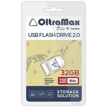 USB Flash накопитель 32Gb OltraMax 330 White