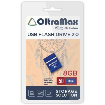 USB Flash накопитель 8Gb OltraMax 50 Blue