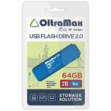 USB Flash накопитель 64Gb OltraMax 310 Blue
