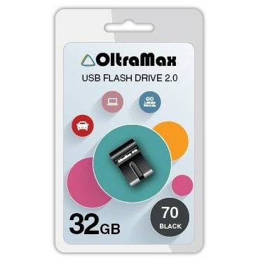 USB Flash накопитель 32Gb OltraMax 70 Black