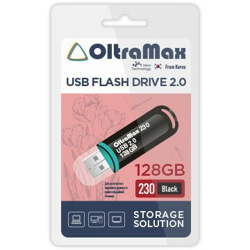 USB Flash накопитель 128Gb OltraMax 230 Black