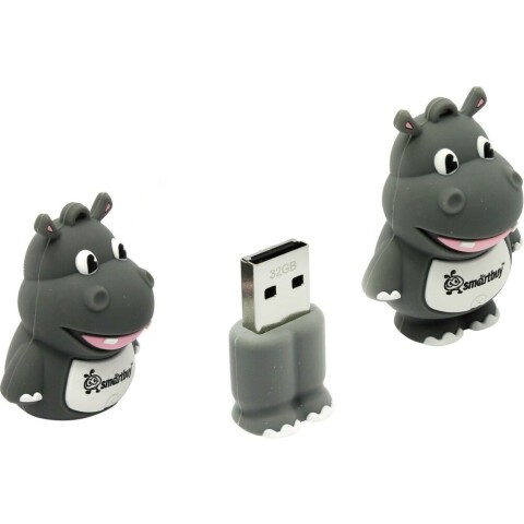 USB Flash накопитель 32Gb SmartBuy Wild Hippo (SB32GBHip)