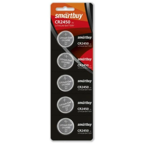 Батарейка SmartBuy CR2450/5B (5 шт)