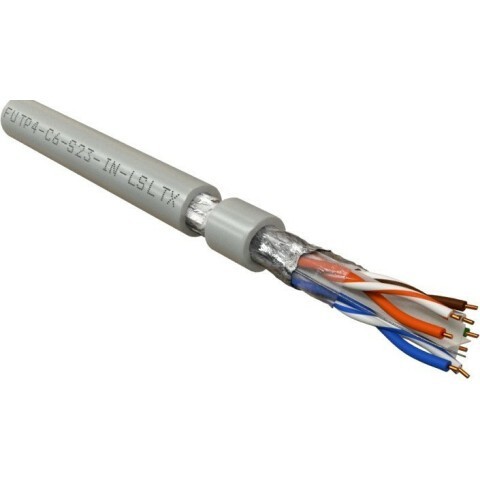 Бухта Hyperline FUTP4-C6-S23-IN-LSLTX-GY-305, 305м