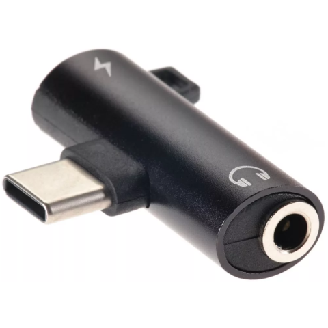 Переходник USB Type-C - mini jack 3.5мм, Telecom TA433M Black