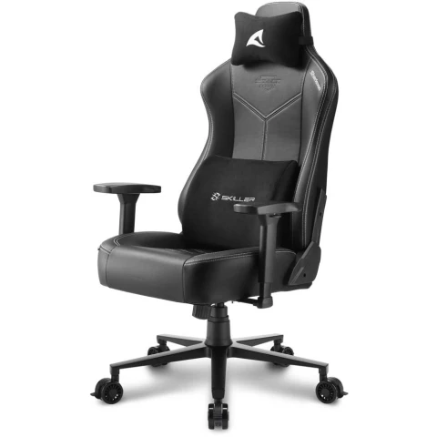 Игровое кресло Sharkoon Shark Skiller SGS30 Black/White