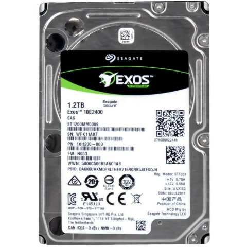 Жёсткий диск 1.2Tb SAS Seagate Exos 10E2400 (ST1200MM0009)