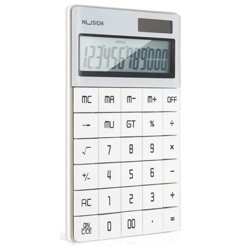 Калькулятор Deli Nusign ENS041 White