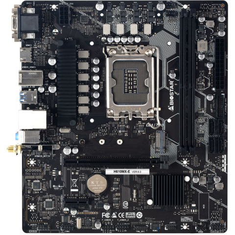 Материнская плата Biostar H610MX-E