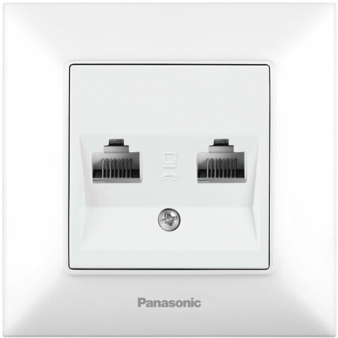 Розетка RJ-45 Panasonic WNTC04072WH-RU