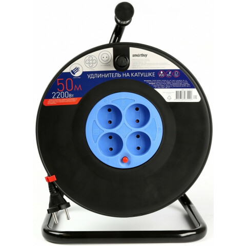 Сетевой удлинитель SmartBuy SBE-10-4-50-N