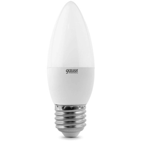 Светодиодная лампочка Gauss Elementary Candle 3000K (6 Вт, E27)