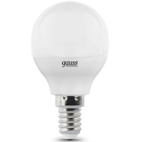 Светодиодная лампочка Gauss Globe 4100K (6.5 Вт, E14)