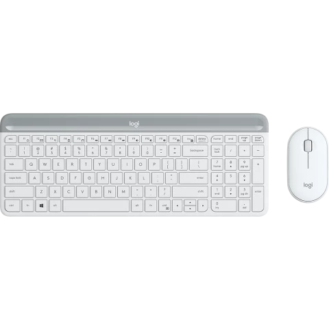 Клавиатура + мышь Logitech MK470 Slim Wireless Combo White (920-009207)