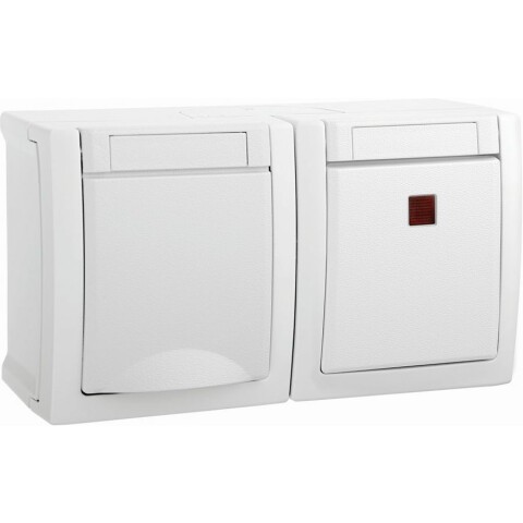 Розетка с выключателем Panasonic WPTC48052WH-RU