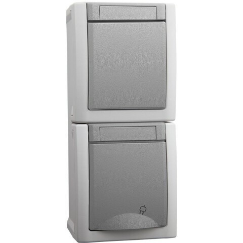 Розетка с выключателем Panasonic WPTC48512GR-RU