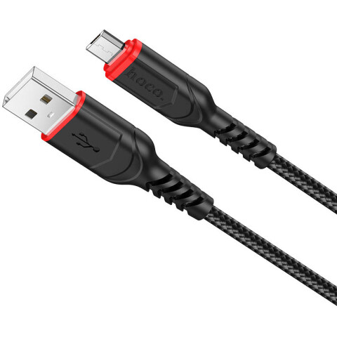 Кабель USB - microUSB, 1м, HOCO X59 Black (HC-44890)