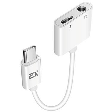 Разветвитель USB Type-C - mini jack 3.5мм + USB Type-C, Exployd EX-AD-1174