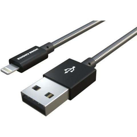 Кабель USB - Lightning, 1м, More Choice K31i Black