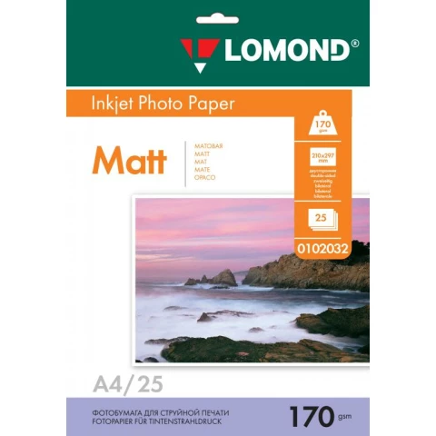 Бумага Lomond 0102032 (A4, 170 г/м2, 25 листов)