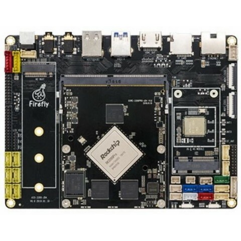 Одноплатный компьютер FireFly Core-3399Pro-JD4 3Gb + 16Gb soldered with backplane