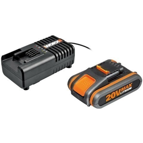 Зарядные устройства для аккумуляторов WORX WA3601 (+1 аккумулятор)