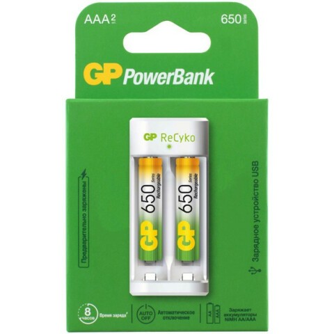 Зарядное устройство для аккумуляторов GP GPE21165AAAHC-2CRB2